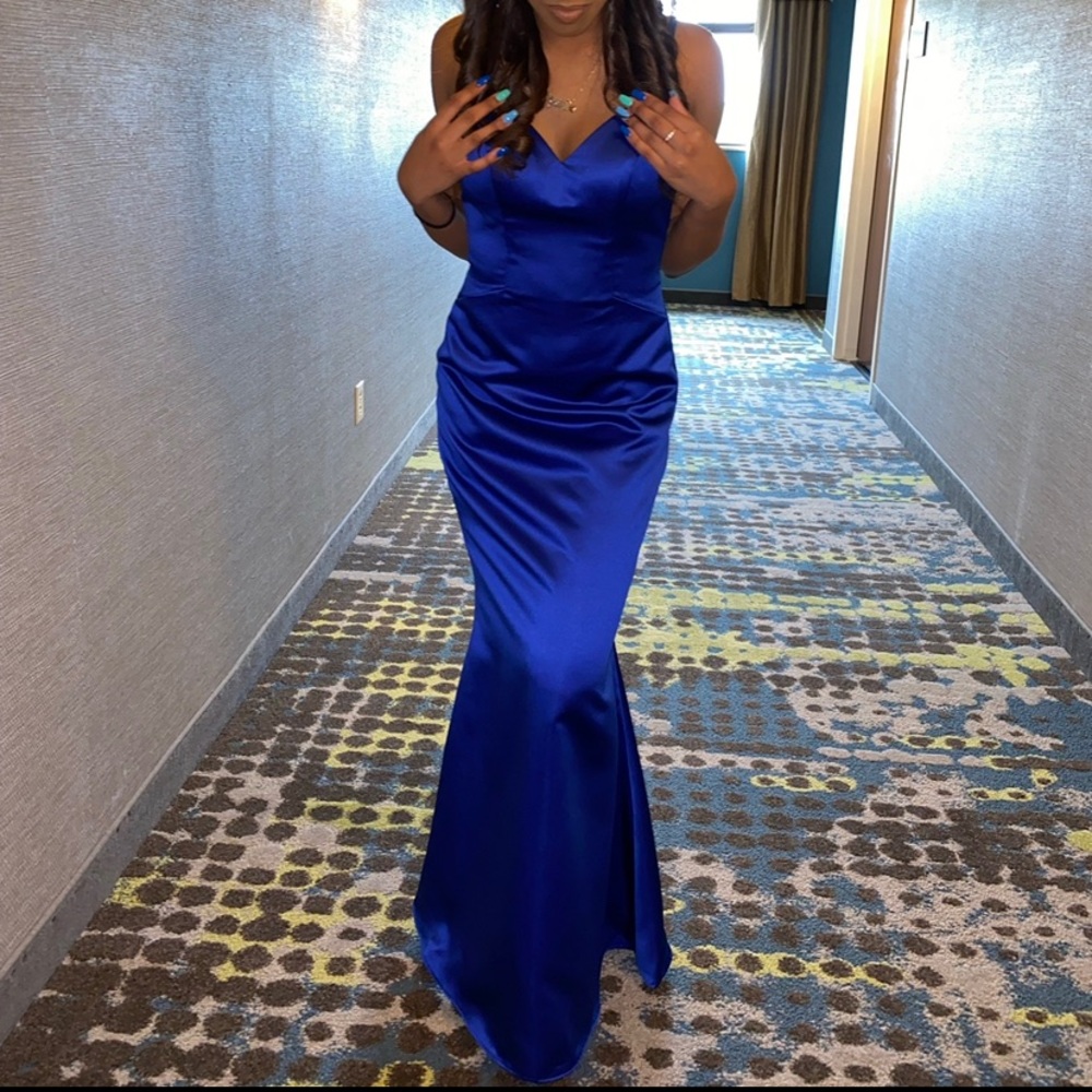 Dark Blue Prom Dress